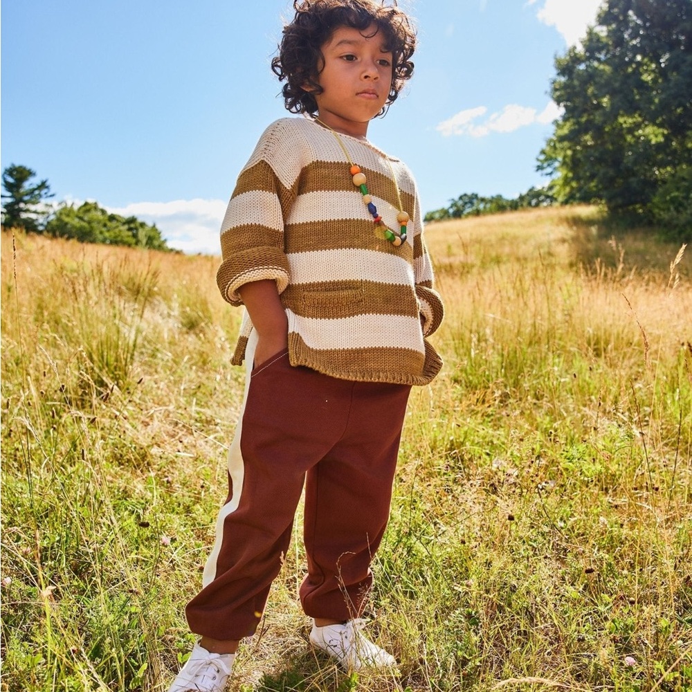 MISHA & PUFF Bateau Sweater in Tarragon Size 5
